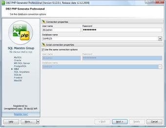 Image 0 for DB2 PHP Generator Free