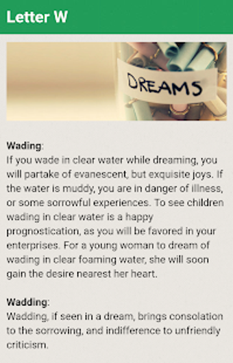 Image 1 for Dreams and their meanings