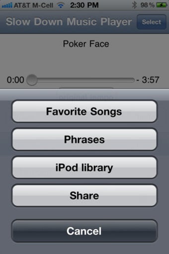 Image 1 for Slow Down Music Player