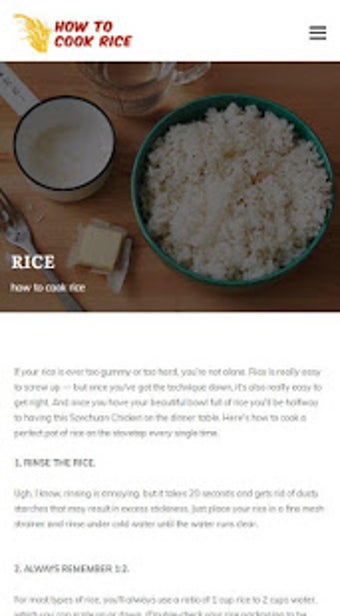 Image 1 for How to cook rice : Rice r…