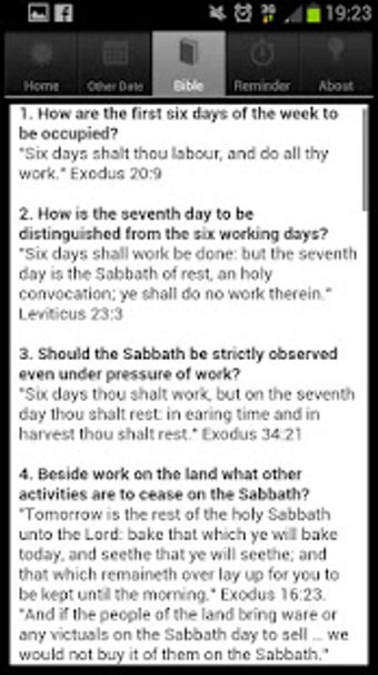 Imagen 1 para The Sabbath App