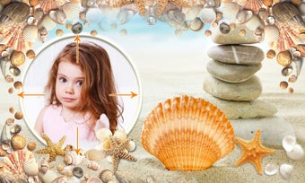 Image 1 for Shell Photo Frames