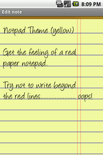 Imagen 0 para Notepad Theme