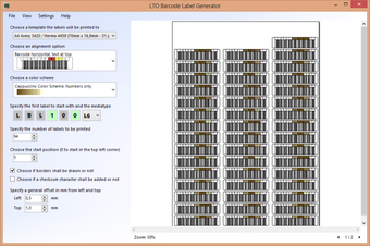 Image 1 for LTO Barcode Label Generat…