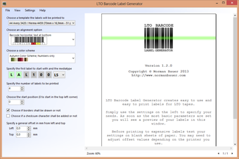 Image 5 for LTO Barcode Label Generat…