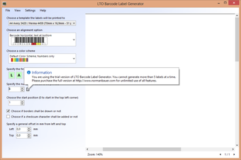 Image 6 for LTO Barcode Label Generat…
