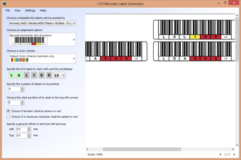 LTO Barcode Label Generator For Windows Free Download And Software 