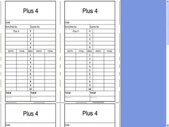Image 0 for Bowls Score Cards