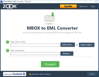 Image 1 for Zook MBOX to EML Converte…