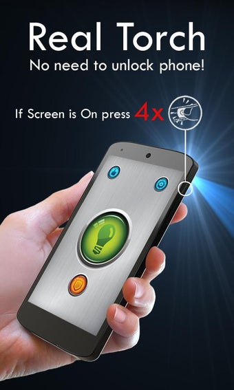 Imagen 1 para Power Button FlashLight -…