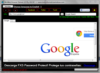 Image 0 for WinWeb Browser Deluxe