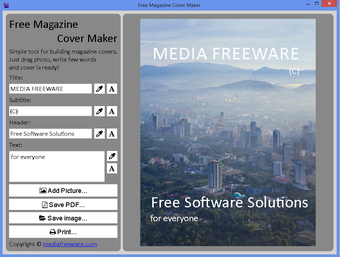 Imagen 0 para Free Magazine Cover Maker