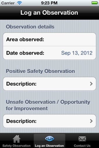Imagen 2 para Safety Observation