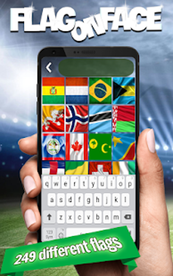 Imagen 2 para National Flag On Face Pho…