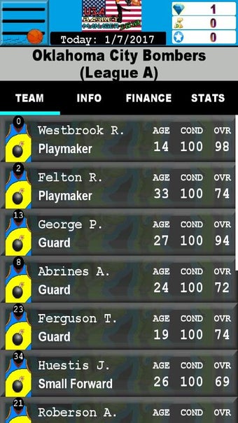 Image 1 for USA Basket Manager 2018 P…