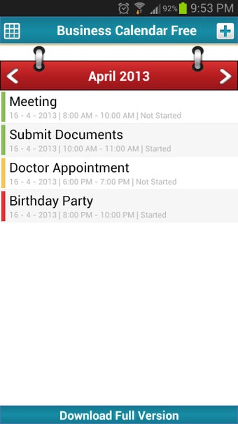 Imagen 6 para Business Calendar Event T…