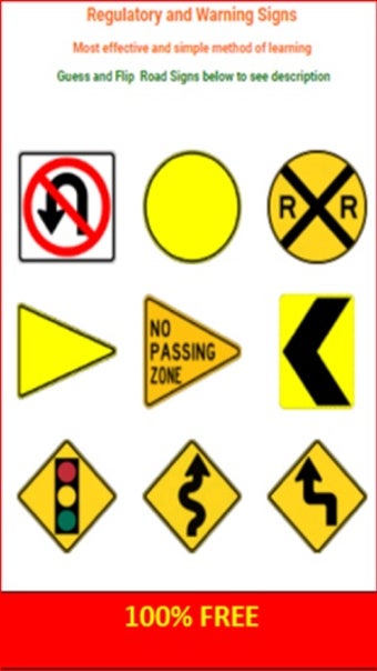 Image 0 for RI DMV Road Sign Flashcar…