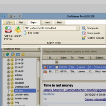 Imagen 1 para Eml Viewer Pro