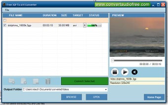 Image 0 for Free 3GP to AVI Converter
