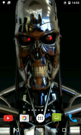 Imagen 2 para Iron Robot 3D Live Wallpa…