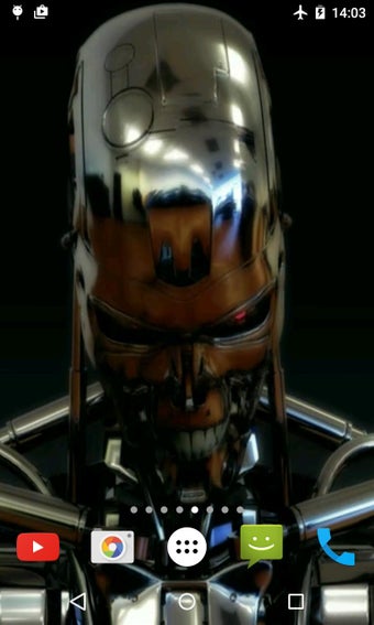 Imagen 1 para Iron Robot 3D Live Wallpa…