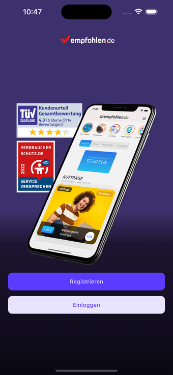 Image 0 for empfohlen.de Umfragen  Te…