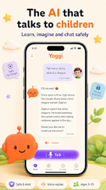 Image 0 for Yoggi - AI Chat for Kids