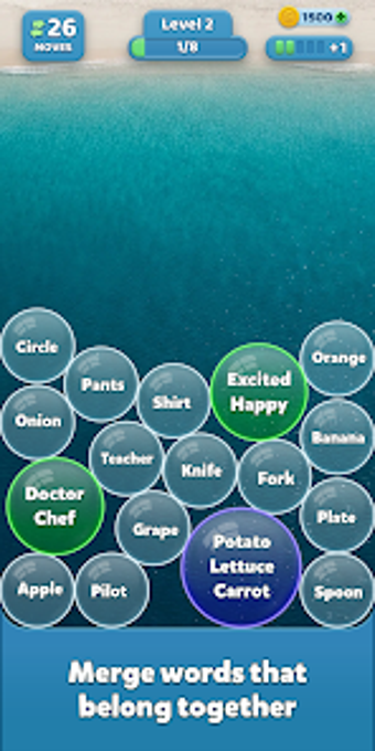 Imagen 0 para Word Merge - Bubble Puzzl…