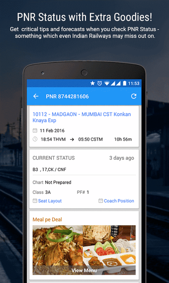 Image 2 for Live Train Status, PNR St…
