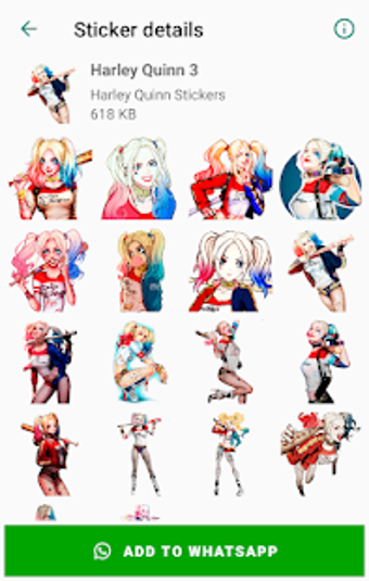 Imagen 1 para Harley Quinn Stickers for…