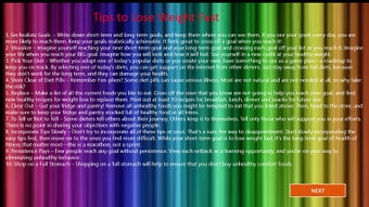 Image 1 for Tips to Lose Weight Fast …