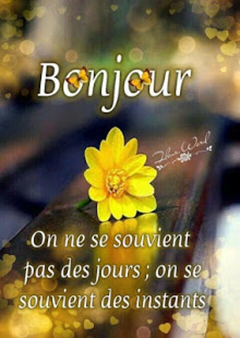 Imagen 2 para bonjour bonne nuit bonsoi…