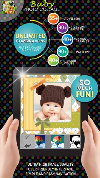 Imagen 1 para Baby Photo Collage Maker