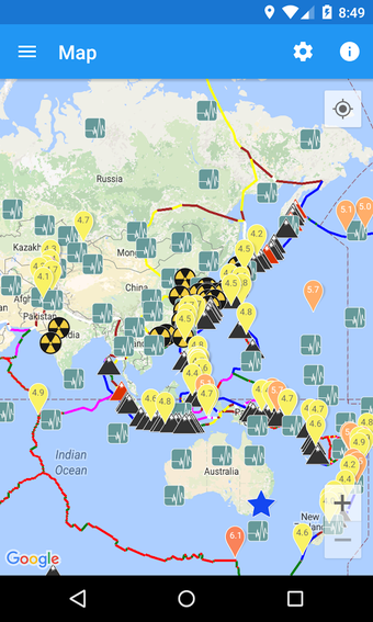 Imagen 0 para Earthquake+ Map, Info, Al…