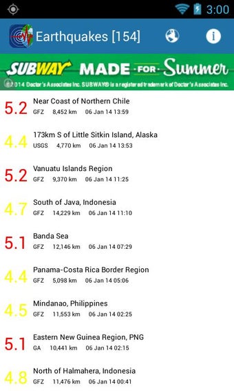 Imagen 2 para Earthquake+ Map, Info, Al…