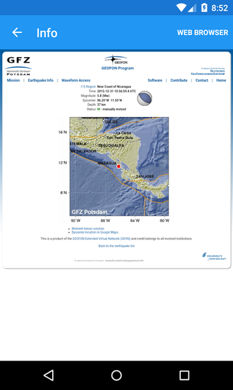 Imagen 0 para Earthquake+ Map, Info, Al…