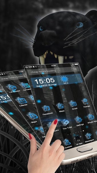 Imagen 2 para Black Panther 3D Theme