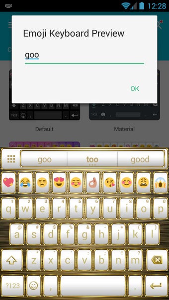 Image 2 for Frame WhiteGold Emoji Key…