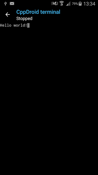 Image 2 for CppDroid - C/C++ IDE