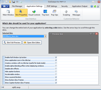 Image 0 for ExeOutput for PHP