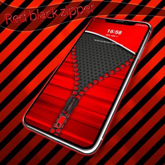 Image 1 for Red black zipper