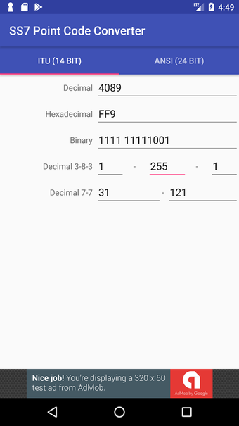 Image 1 for SS7 Point Code Converter
