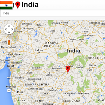 Image 1 for India map