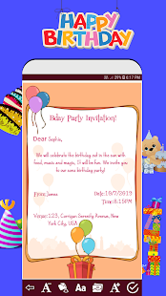 Image 3 for Invitation card maker fre…