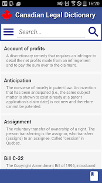 Image 3 for Canadian Legal Dictionary