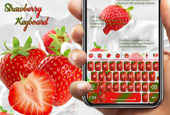 Imagen 1 para Strawberry Keyboard Theme