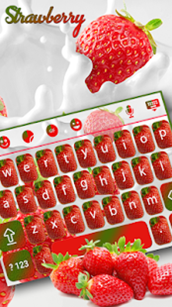 Imagen 3 para Strawberry Keyboard Theme
