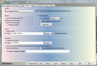 Imagen 1 para GRBackPro Professional Ba…