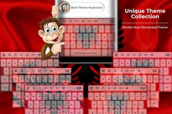 Image 2 for Albania Flag Keyboard - E…