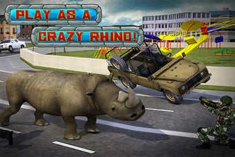 Image 0 for Crazy Rhino Attack 3D